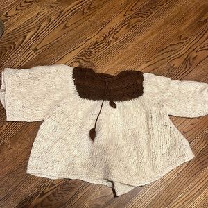 Carolina K baby doll style sweater top size small